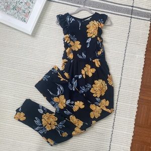 Floral Anthropologie Jumpsuit